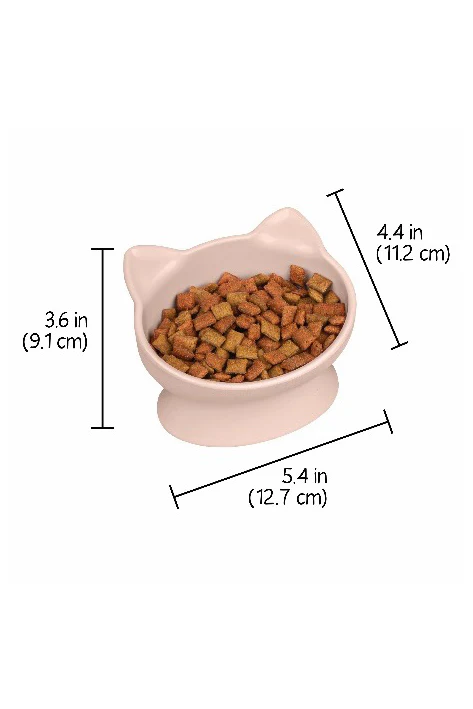 Sportpet Kitty City Neutral Cat Ear Raised Bowl Set - Image 2