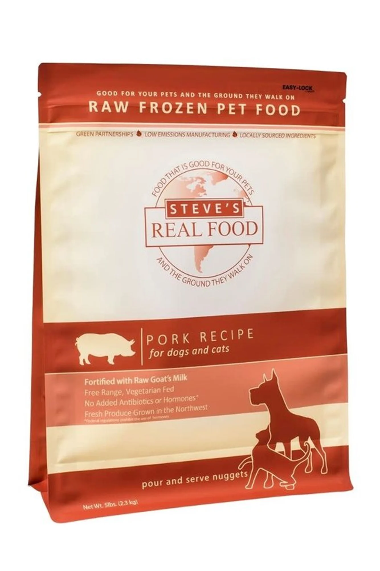 Steve's Real Food BARF Pork Nuggets Frozen Raw Dog Food
