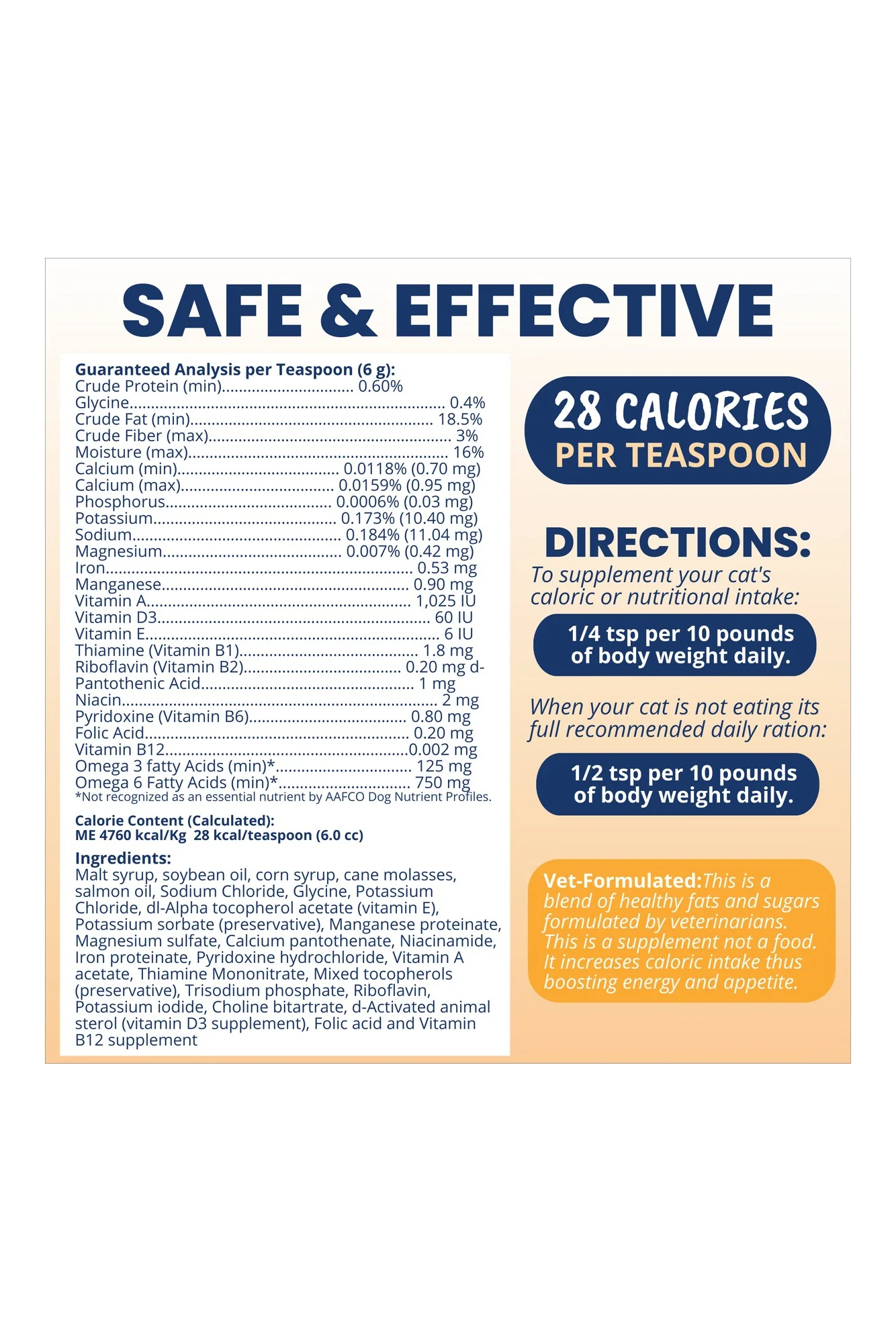 Under the Weather Ready Cal Plus + Electrolytes Squeezable for Cats - Image 2
