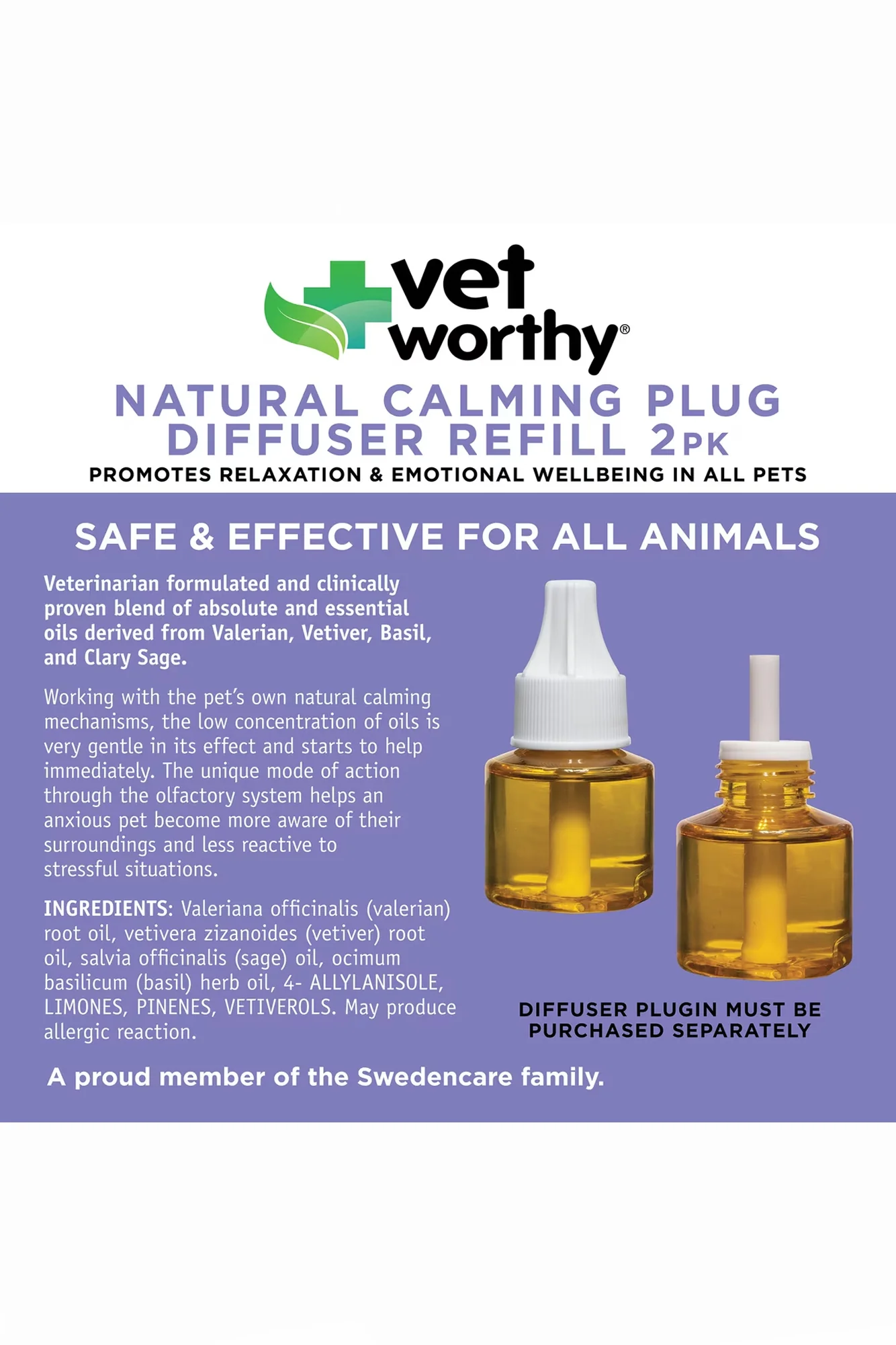 Vet Worthy Pet Remedy Calming Diffuser 120-Day Refills - Image 2