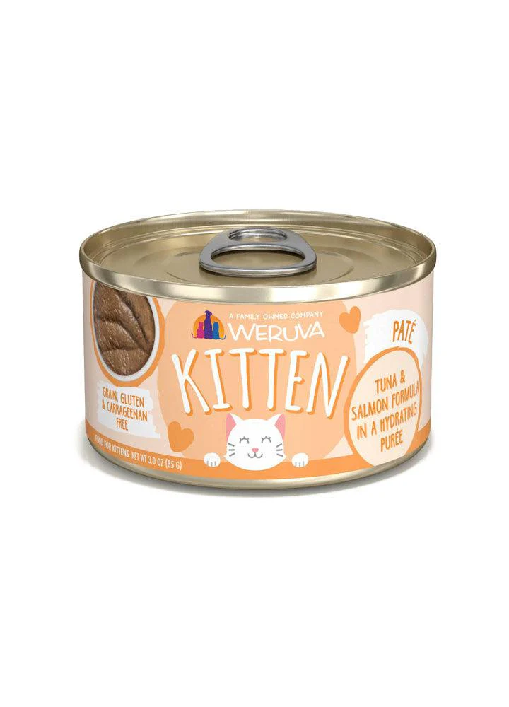 Weruva Kitten Pate Tuna and Salmon Puree Wet Cat Food