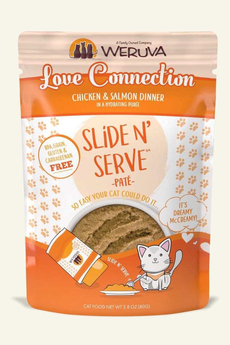 Weruva Slide N' Serve Pate Love Connection Puree Wet Cat Food Pouch