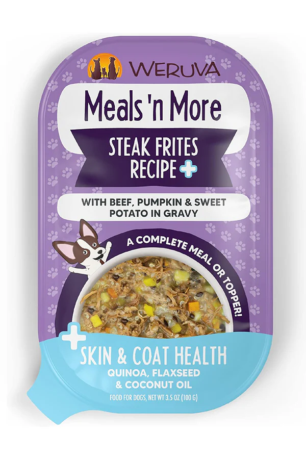 Weruva Meals 'n More Steak Frites in Gravy Wet Dog Food