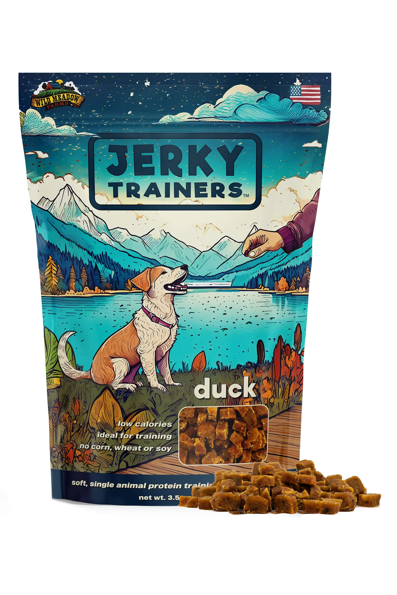 Wild Meadow Farms Jerky Trainers Duck Dog Treats