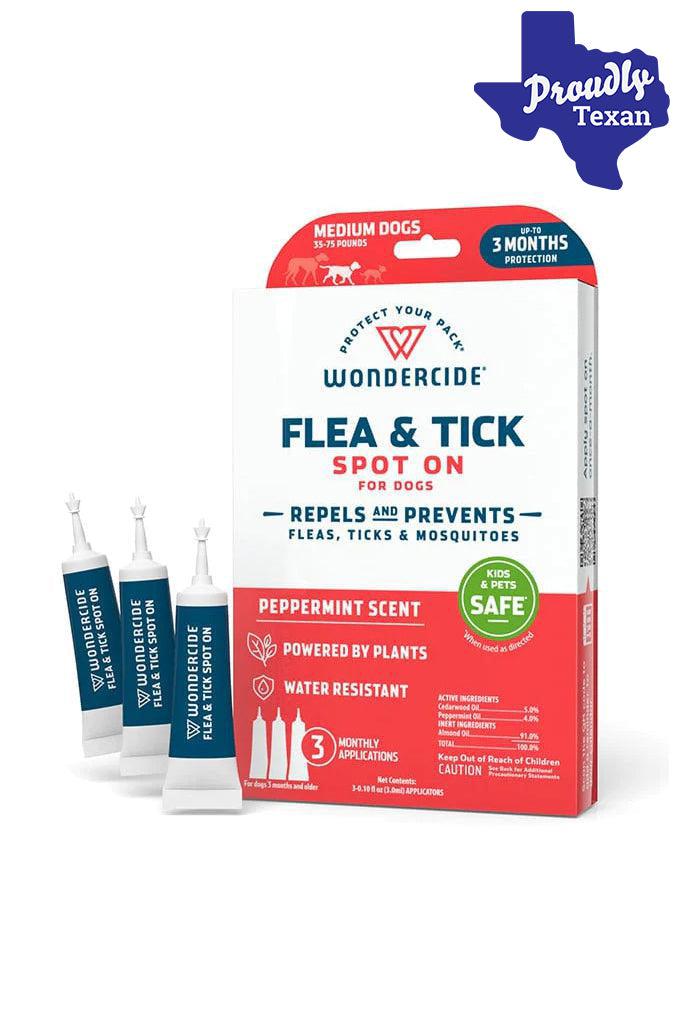 Wondercide Spot-On Peppermint + Essential Oils Flea and Tick Repellent for Dogs