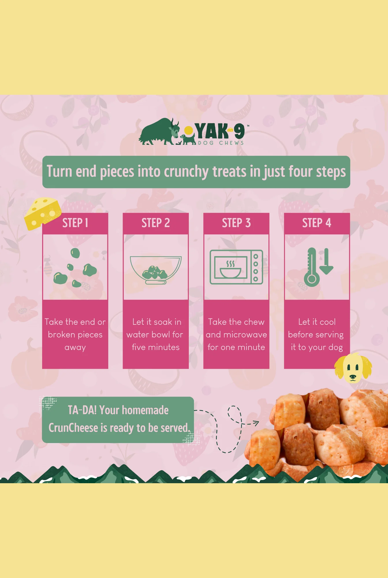Yak9 Peanut Butter and Banana Yak Chew - Image 6
